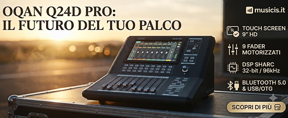 OQAN Q24D Pro Mixer Digitale Palco